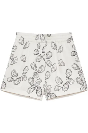 ANINE BING Blouse en shorts met bladerprint