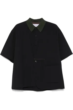 Kolor Poloshirt met sierknoop