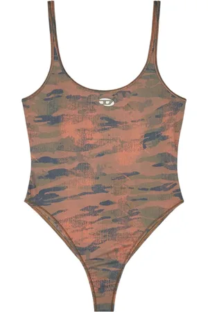 Diesel Badpak met camouflageprint