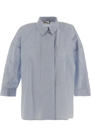 GENTRYPORTOFINO Gestreept blouse