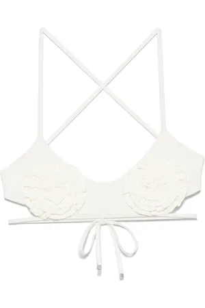BLUMARINE Bikinitop met bloemenpatch