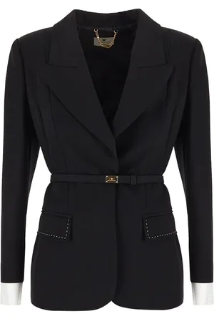 Elisabetta Franchi Blazer met ceintuur