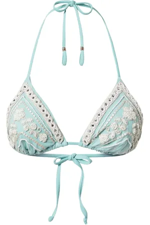Twin-Set Triangel bikini met borduurwerk