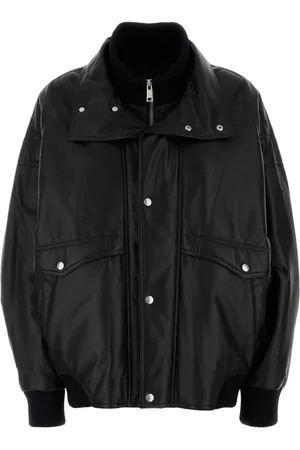 Prada Leren bomberjack