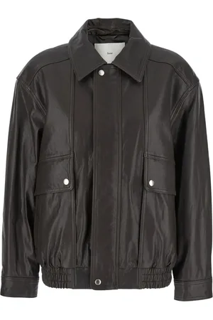 DUNST Oversized leren jack