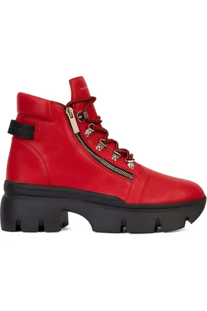 Giuseppe Zanotti Apocalypse Trek leren enkellaarzen