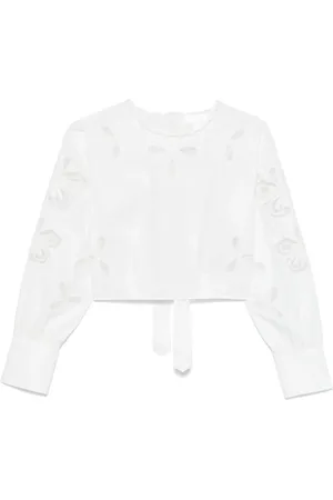 Sandro Shirt met geborduurde bloemen