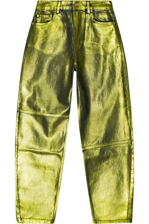 Ganni Jeans met toelopende pijpen