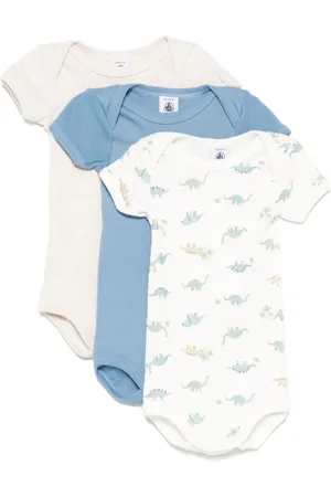 Petit Bateau Drie katoenen rompesr