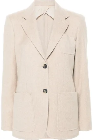 Max Mara Carpi blazer met enkele rij knopen