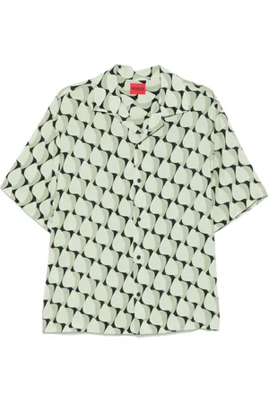 HUGO BOSS Overhemd met abstracte print