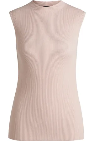 HUGO BOSS Ribgebreide top