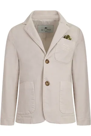Etro Blazer met geborduurd logo
