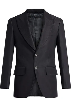Tom Ford Ribfluwelen blazer met enkele rij knopen