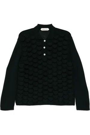 Namacheko Poloshirt met vogelveren