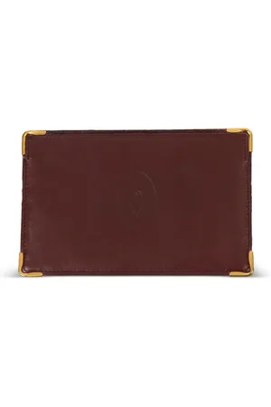 Cartier 1990s leren pasjeshouder