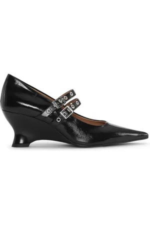 Ganni Mary Jane pumps met ringlets