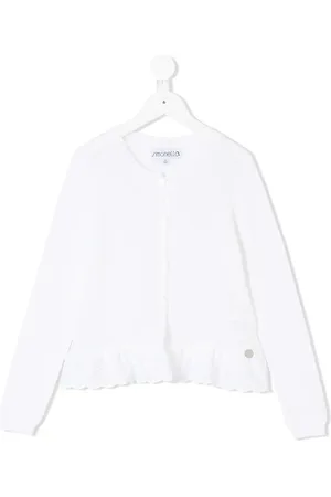 Simonetta Vest met ruches en knoopjes