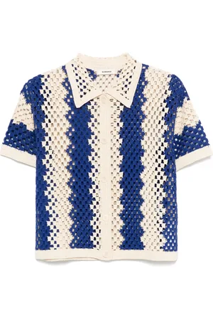 Sandro Gebreid blouse
