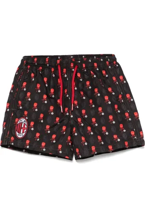 MC2 SAINT BARTH X AC Milan Jean Lighting zwembroek