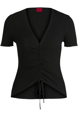 HUGO BOSS Ribgebreid T