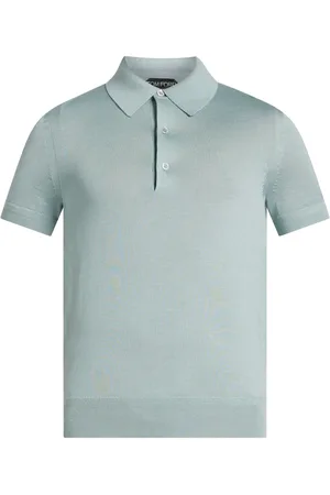 Tom Ford Poloshirt van gerecycled polyester