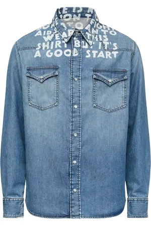 Maison Margiela Overhemd met tekst