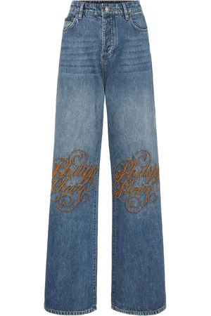 Philipp Plein Jeans met geborduurd logo