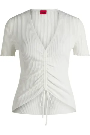 HUGO BOSS Ribgebreid T