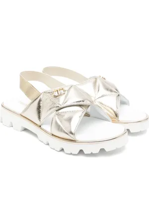 Twin-Set Sandalen met metallic