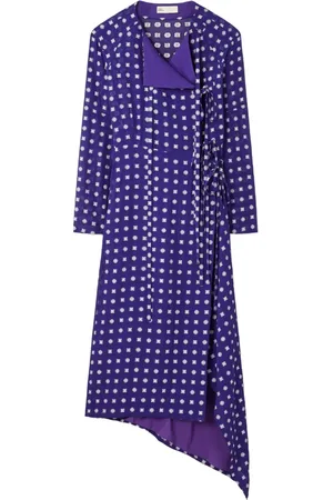 Tory Burch Wikkeljurk met stippen