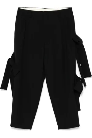 Comme des Garçons Broek met geknoopt detail