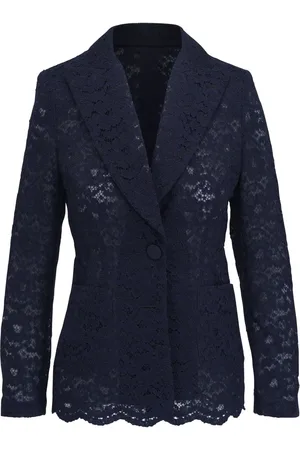 TALBOT RUNHOF Blazer met kanten vlakken