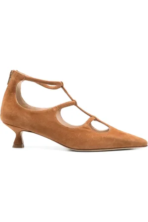 ANNA F. 50 mm suède pumps