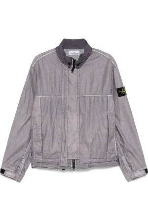 Stone Island Geplooid linnen jack