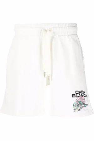 Casablanca Joggingshorts met geborduurd logo
