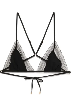 Kiki de Montparnasse Bikinitop met kanten vlakken