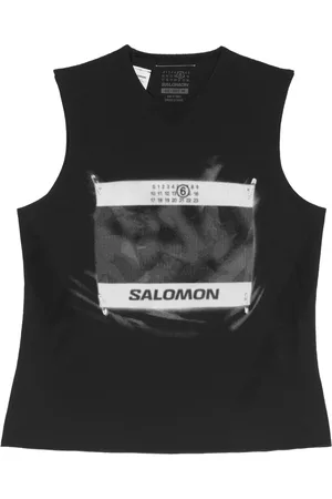 Maison Margiela X Salomon tanktop met logoprint
