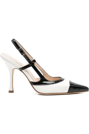 ANNA F. Tweekleurige pumps