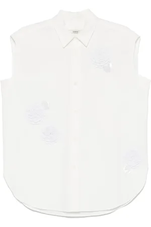 ODEEH Blouse met bloemenapplicatie