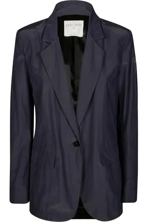 FORTE FORTE Blazer met enkele rij knopen
