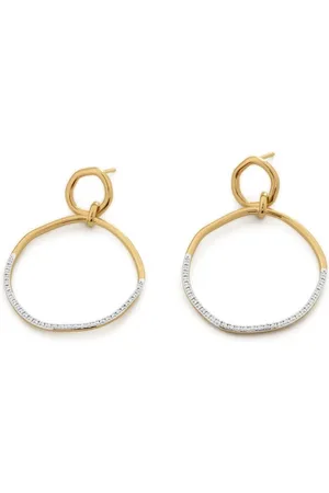 Monica Vinader Riva oorbellen met diamant