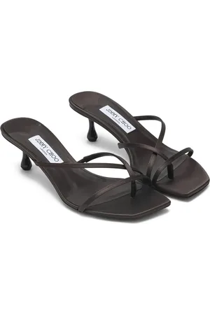 Jimmy Choo 50mm leren muiltjes