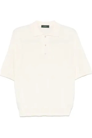 ZANONE Fijngebreid poloshirt