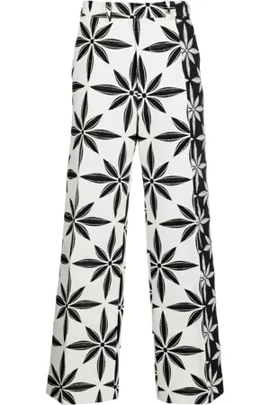 Kusikohc Broek met geometrische print