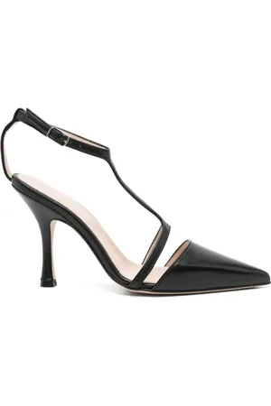 ANNA F. Leren pumps