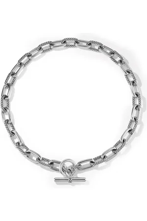 David Yurman Sterling zilveren DY Madison schakelhalsketting (11mm)
