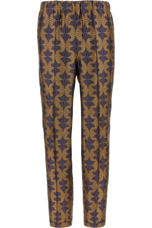 ALBERTO BIANI Broek met jacquard