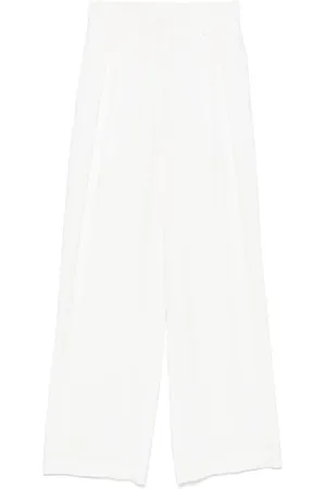 CENERE GB Broek met geplooid detail