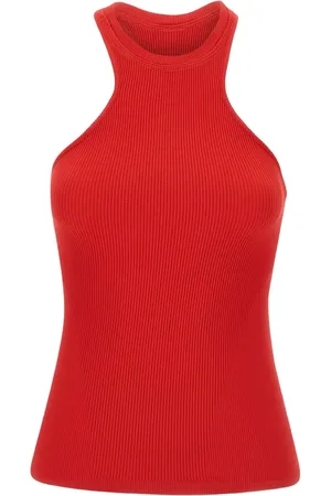 ANDREADAMO Geribbelde tanktop
